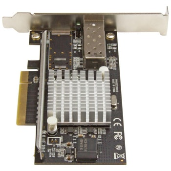 PCIe接続SFP+対応10ギガビットイーサネットLANカード Intelチップ シングル/マルチモード対応 10Gigabit Ethernet  光ファイバーネットワークアダプタ NIC