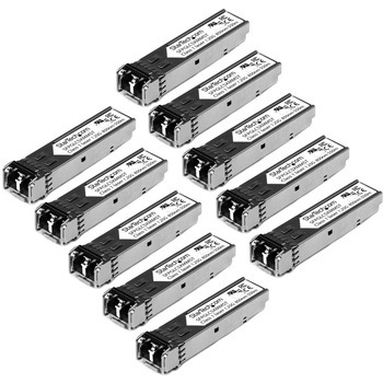 SFPモジュール 10個入りパック/Cisco製品GLC-SX-MM互換/1000BASE-SX準拠光トランシーバ/850nm/DDM StarTech.com