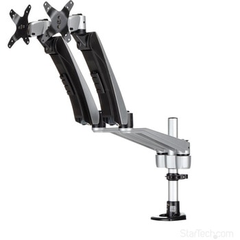 液晶モニターアーム 2面対応 多関節フルモーション StarTech.com