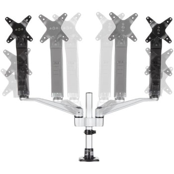 液晶モニターアーム 2面対応 多関節フルモーション StarTech.com