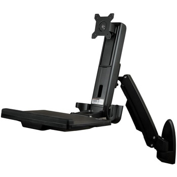 壁面設置式昇降デスク 1面液晶モニターディスプレイアーム StarTech.com