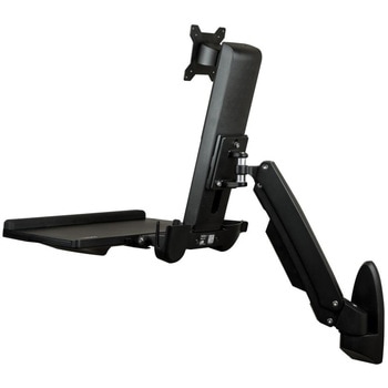 壁面設置式昇降デスク 1面液晶モニターディスプレイアーム StarTech.com