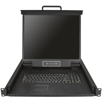KVMコンソール/ラックマウント型/1ポート/19インチLCDモニター/1U/VGA/1280x1024/USB対応/MTBF 50，000時間/ケーブル付属/KVMコンソールドロワー StarTech.com