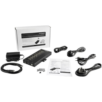 USBシリアルハブ/USB 2.0/RS232，422，485/Windows， Linux， macOS/DINレール設置対応/産業用IP30メタル筐体 StarTech.com