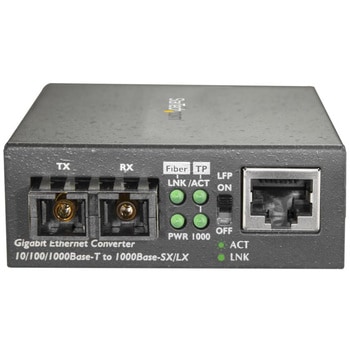 MCMGBSCSM10 Gigabit対応光メディアコンバータ 1000Base-LX 2芯SC端子