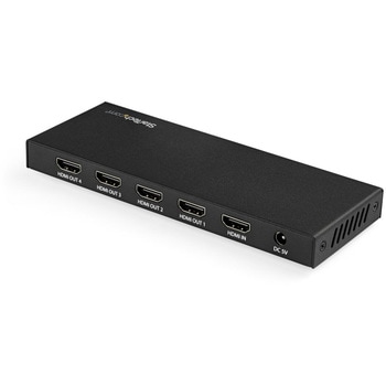 ビデオスプリッター/4K60Hz HDMI 2.0/1入力4出力/EDID HDR HDCP 2.2/7.1chオーディオ/4画面同時出力/マルチディスプレイ対応HDMI分配器/HDMI分岐器 StarTech.com