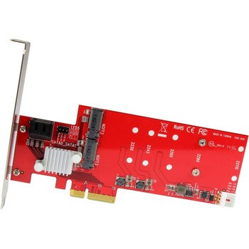 2x M.2 NGFF SSD RAID コントローラカード