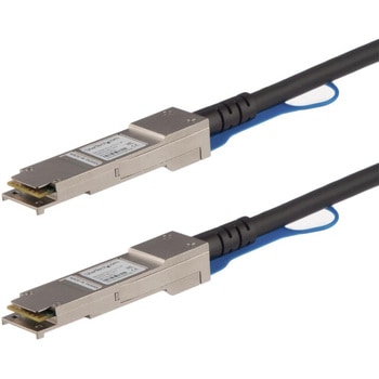 DAC Twinax ケーブル/50cm/Juniper製品EX-QSFP-40GE-DAC50CM互換/銅線ダイレクトアタッチケーブル/Juniperスイッチ対応 StarTech.com