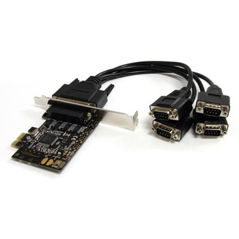 StarTech PEX4S553B シリアル4ポート増設PCI Expressインターフェースカード (ブレークアウトケーブル付)