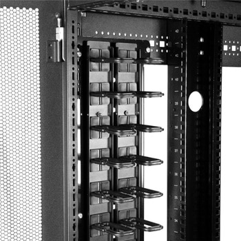 サーバーラック/キャビネット用縦型ケーブルホルダー 1.8m ケーブル処理用フック付き - StarTech.com