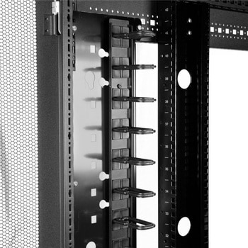 サーバーラック/キャビネット用縦型ケーブルホルダー 91cm ケーブル処理用フック付き StarTech.com