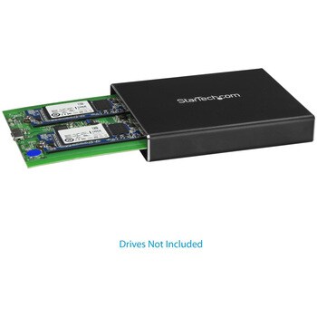 SM22BU31C3R M.2 SATA SSD対応デュアルスロットアダプタケース USB 3.1