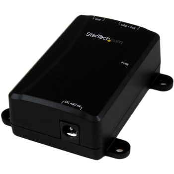 ギガビット対応PoE ミッドスパン インジェクタ IEEE 802.3at/af準拠 PoE給電アダプタ StarTech.com