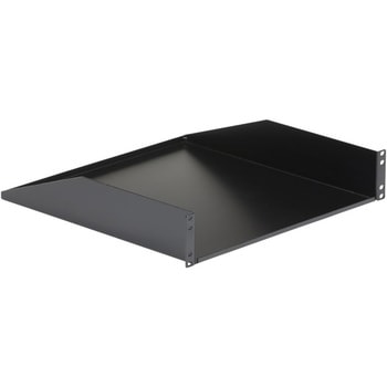 2U 固定式サーバーラックマウント棚板 カンチレバー型 許容荷重56kg 奥行き457mm StarTech.com