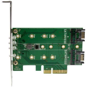 PEXM2SAT32N1 3ポート M.2 SSD(NGFF) アダプタカード 1ポート PCIe