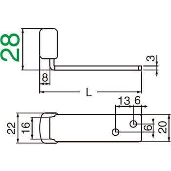 ステンチェンジ戸当りB形28 RS-21 シロクマ