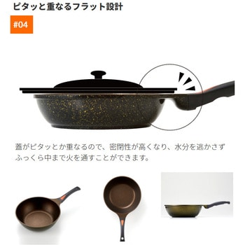 IHゴールドマーブルフライパン26cm アイメディア