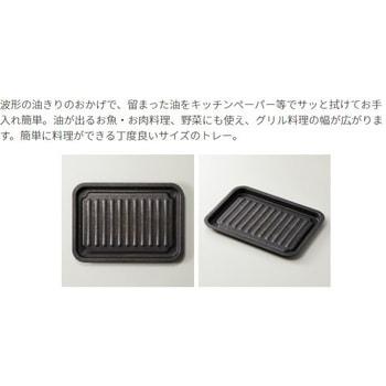 グリルのお手入れ簡単焼魚トレー アイメディア