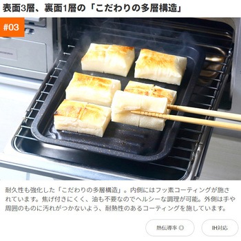 グリルのお手入れ簡単焼魚トレー アイメディア