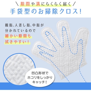 ホコリ・汚れ取りワイパー手袋 アイメディア