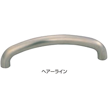 ステンレスD形丸棒ハンドル ST-36 シロクマ