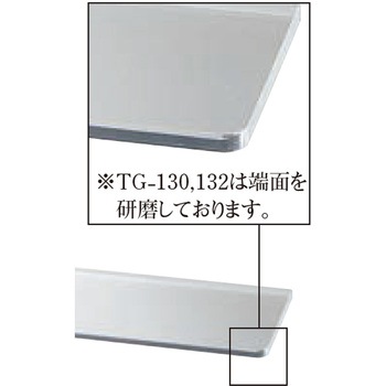 アクリル棚板B形 TG-130 シロクマ
