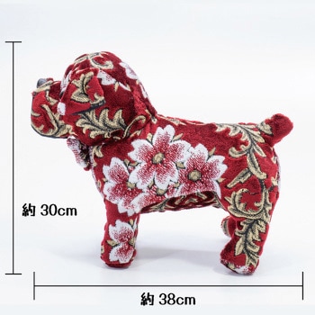 金華山ぬいぐるみ 桜 ブルドッグ 雅