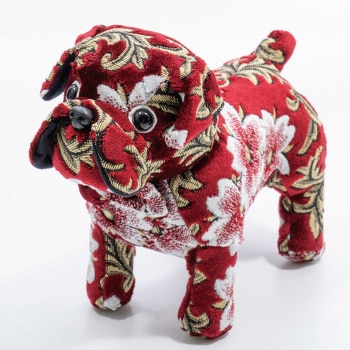 金華山ぬいぐるみ 桜 ブルドッグ 雅