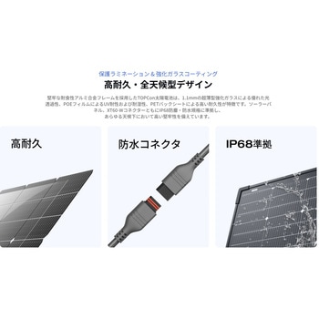 125W両面ソーラーパネル 2枚セット EcoFlow(エコフロー)