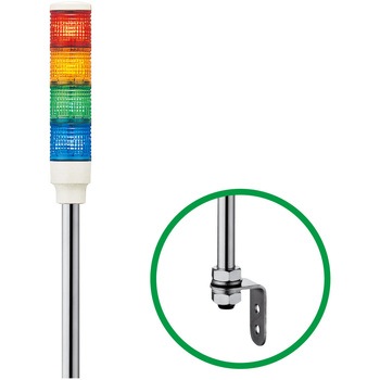 LOUT-24-4-RYGB 積層式LED表示灯 Φ40 LOULシリーズ 壁付 アロー&ハーモニー(シュナイダーエレクトリック) 46268916