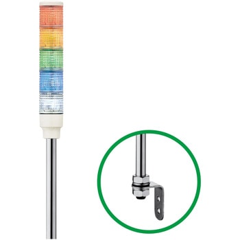 LOUT-24W-5-RYGBW �ϑw��LED�\���� ��40 LOUL�V���[�Y �Ǖt �A���[&�n�[���j�[(�V���i�C�_�[�G���N�g���b�N) 5�i �|�[����t/�W��L���� �N���A�O���[�u�^�C�v�d�l �_�� �O�a40mm 46270228