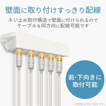 分配器 スプリッタ 【2K/4K/8K対応】全端子通電型 スリム形 DXアンテナ