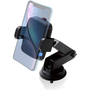Qi規格対応ワイヤレス充電器 5w 車載ホルダー 吸盤 ロングタイプ エレコム スマホ 携帯用ホルダー 通販モノタロウ W Qc04bk