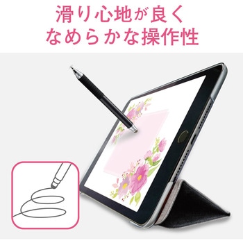 スマートフォン用タッチペン/交換ペン先/導電繊維タイプ/2WEY・低重心(AL．STYLUS)用 エレコム