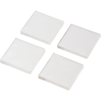 耐震マット 家具 転倒防止 家電用 4枚入り (40mm×40mm) 耐荷重 70kg (4枚使用) 地震対策 転倒防止 防災用品 滑り止め 強力粘着 【 日本製 】 クリア エレコム