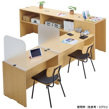 木製ハイカウンター ホワイト 高さ100cm 幅90cm ストア・エキスプレス