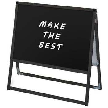 ブラックバリウススタンド看板 ブラックボード B2横両面 ウエイトアーム・水タンクセット - 常磐精工