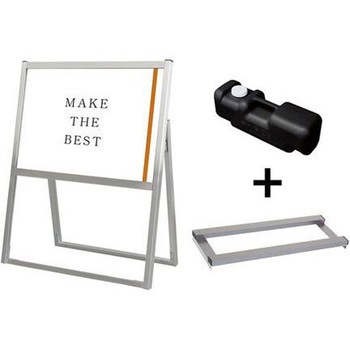 フラットオープンスタンド看板B2横片面 ウエイトアーム・水タンクセット 常磐精工