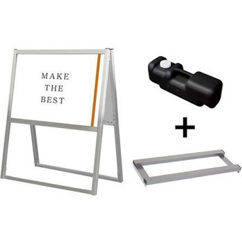 フラットオープンスタンド看板B2横両面 ウエイトアーム・水タンクセット - 常磐精工