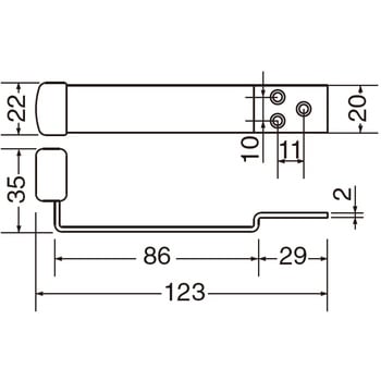 ステン上框戸当り RS-8 シロクマ