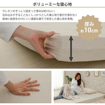 三つ折りウレタンマットレス セルタン