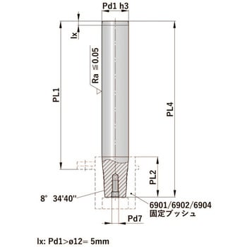精密ガイドポスト(着脱・テーパー) アガトン