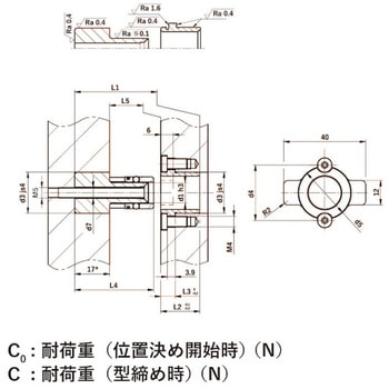 射出成形金型用高精度位置決め部品RFCS(小型金型用) アガトン