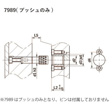 射出成形金型用入れ子専用高精度位置決め治具MiniCentering用ブッシュ アガトン