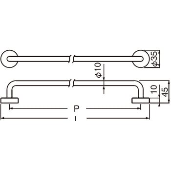 キャップ付タオル掛 BT-2 シロクマ