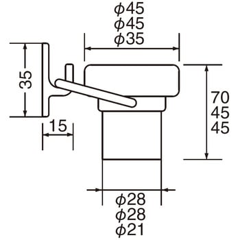 リング戸当り RB-21 シロクマ