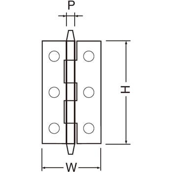 ロング丁番 BF-3 - シロクマ