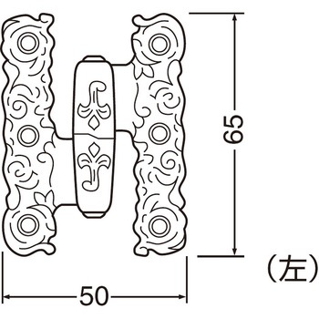 ストップ丁番 BZ-1 シロクマ