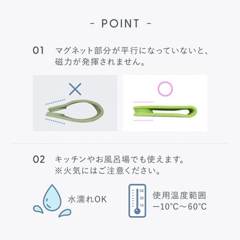 ケーブルクリップ 5色セット・各1本 サンワダイレクト