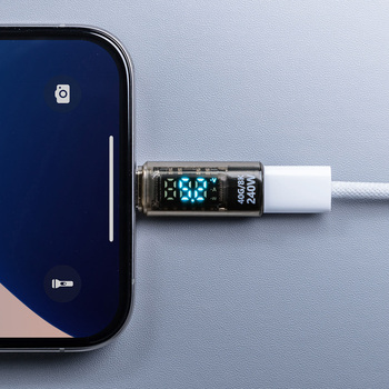 アダプタ USB TypeC デジタル表示付き サンワダイレクト